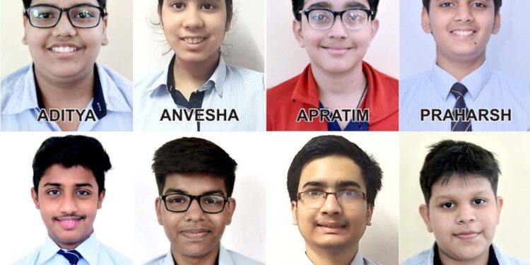 सी.एम.एस. के 9 छात्रों के इण्टरनेशनल बेन्चमार्क टेस्ट (आई.बी.टी.) में 100 परसेन्टाइल