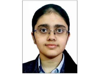 इण्डियन नेशनल ओलम्पियाड में सी.एम.एस. छात्रा ने 40वीं ऑल  इण्डिया रैंक अर्जित की