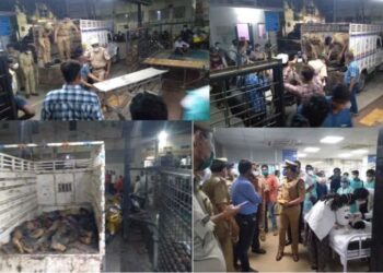 यूपी: कानपुर में टेंपो और एसी बस में भीषण टक्कर