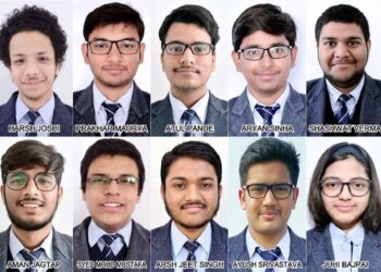 जे.ई.ई. मेन्स परीक्षा के तृतीय चरण में सर्वाधिक 134 सी.एम.एस. छात्र सफल