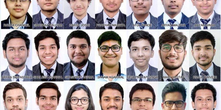 CMS के सर्वाधिक 152 छात्रों ने जे.ई.ई. मेन्स परीक्षा में सफलता अर्जित कर बनाया कीर्तिमान,