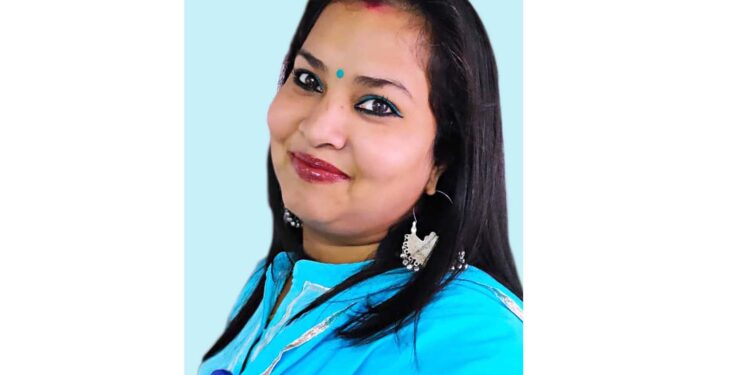 पर्यावरण में विशेष योगदान हेतु सी.एम.एस. शिक्षिका सम्मानित