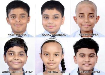 इण्टरनेशनल बेन्चमार्क टेस्ट में सी.एम.एस.  छात्रों ने अर्जित की विश्व में प्रथम रैंक￼