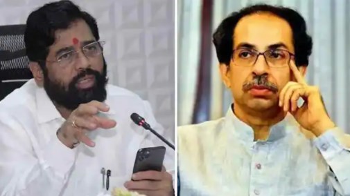 अब दफ्तरों पर कब्जे की जंग, शिवसेना कार्यालय में एकनाथ शिंदे की तस्वीरें लगाने से बवाल; बढ़ा तनाव