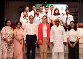 सी.एम.एस. छात्रों के मानवतावादी वैश्विक दृष्टिकोण को संस्था ‘जनरेशन ग्लोबल’ने सराहा