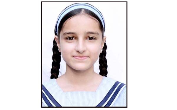 सी.एम.एस. छात्रा आलिया को कम्प्यूडॉन जूनियर चैम्पियनशिप में नेशनल लेवल पर प्रथम रैंक