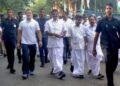 भारत जोड़ो यात्रा के बीच भगवा रंग में दिखा कांग्रेस कार्यालय, अब दोबारा हो रही पुताई