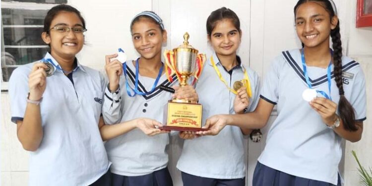 सी.एम.एस. छात्र टीम ने जीती बॉक्सिंग चैम्पियनशिप￼
