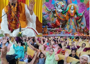 इस्कॉन मंदिर अध्यक्ष अपरिमेय श्यामदास प्रभुजी के साथ भक्तों ने की आनंद की खोज