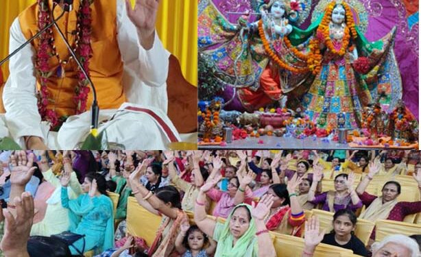 इस्कॉन मंदिर अध्यक्ष अपरिमेय श्यामदास प्रभुजी के साथ भक्तों ने की आनंद की खोज