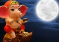 भगवान गणेश ने चंद्र को श्राप दिया, जिसके कारण चंद्र देव ने अपना चंद्रमा खो दिया