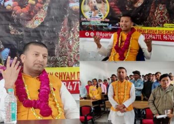 तनावमुक्त बने युवा ,इस्कॉन लखनऊ मंदिर के अध्यक्ष अपरिमेय श्याम प्रभु जी कर रहे है विशेष सत्र