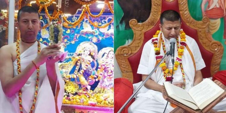 गौर पूर्णिमा पर इस्कॉन मंदिर सुशांत गोल्फ सिटी में विशेष आयोजन