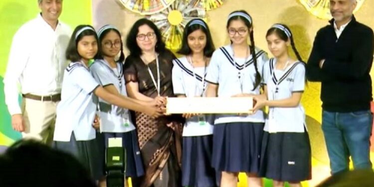 ‘विप्रो अर्थियन अवार्ड’ सी.एम.एस. छात्र टीम को