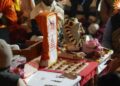अयोध्या में आसन पर विराजमान हुए रामलला, जन्मभूमि पर गर्भगृह प्रवेश का अनुष्ठान शुरू