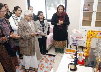 अयोध्या में प्रभु श्री राम की प्राण-प्रतिष्ठा के उपलक्ष्य में सी.एम.एस. में हुआ ‘‘सुंदरकांड पाठ’