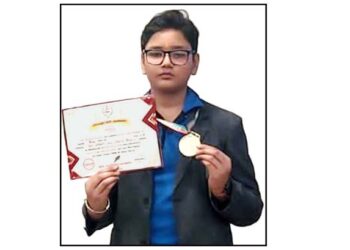 अन्तर्राष्ट्रीय हिन्दी ओलम्पियाड में वैभव को गोल्ड मेडल