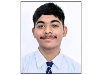 सी.एम.एस. छात्र नैतिक रावत को  1,54,800 अमेरिकी डालर की स्कॉलरशिप