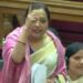 मुलायम सिंह पर आपत्तिजनक टिप्पणी पर सपा का वेल में धरना-हंगामा
