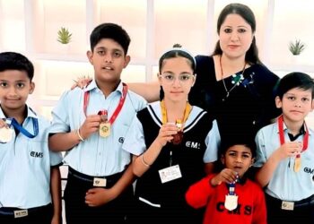 ताइक्वाण्डो में 2 गोल्ड समेत सी.एम.एस. छात्रों ने जीते 5 पदक