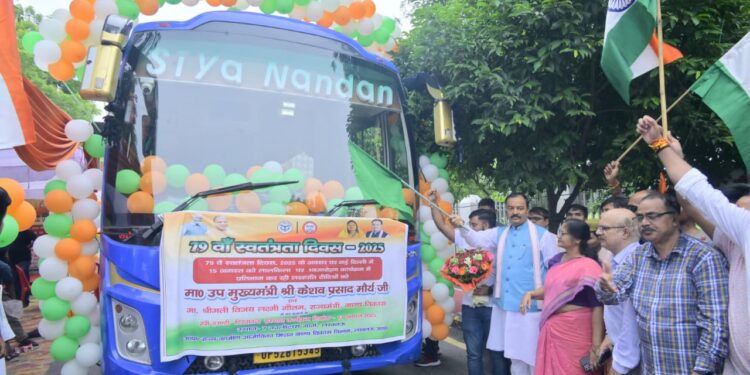 उप मुख्यमंत्री ने 14 लखपति दीदियों को स्वतंत्रता दिवस समारोह के लिए किया रवाना