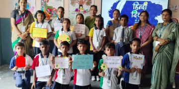 हीरालाल यादव ग्रुप ऑफ कॉलेजेज़ में हिंदी दिवस का भव्य आयोजन