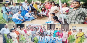 संयुक्त उद्योग व्यापार मंडल ने हजरतगंज बालिका विद्यालय में किया पौधारोपण और स्टेशनरी वितरण