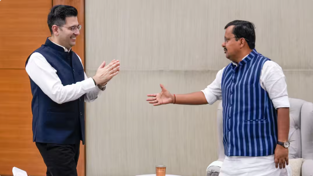 Rajya Sabha में NDA का आंकड़ा 148 के पार, Sanjay Singh ने BJP पर साधा निशाना