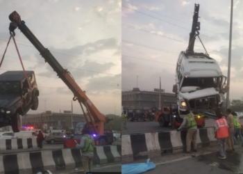 GHAZIABAD ROAD ACCIDENT: एक्सप्रेसवे पर मौत की रफ्तार, खड़े थार और बाइक सवारों को बस ने रौंदा