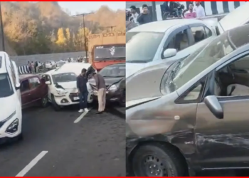 VVIP Inauguration and Safety Concerns: पीएम मोदी के दौरे से पहले एक्सप्रेस-वे पर ‘Massive Crash’; सुरक्षा और रफ्तार पर उठे सवाल