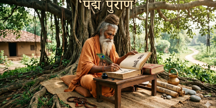 महर्षि वेदव्यास द्वारा रचित अठारह महापुराणों में द्वितीय स्थान प्राप्त ‘पद्म पुराण’ का विस्तृत और संपूर्ण परिचय: इसके विभिन्न खण्ड, श्लोक संख्या, ऐतिहासिक प्रामाणिकता और सनातन धर्म में इसका गूढ़ आध्यात्मिक एवं धार्मिक महत्व