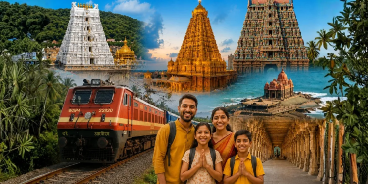 IRCTC का किफायती दक्षिण भारत तीर्थ दर्शन टूर पैकेज 2026: दुमका से शुरू होने वाली 13 दिवसीय आध्यात्मिक यात्रा का संपूर्ण विवरण, ₹25,400 में रामेश्वरम, कन्याकुमारी और तिरुपति बालाजी सहित प्रमुख ज्योतिर्लिंगों के दर्शन का स्वर्णिम अवसर