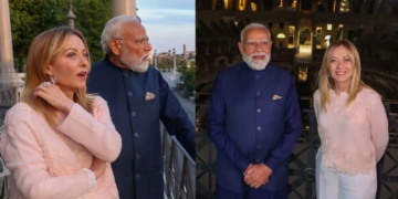 Rome में PM Narendra Modi का दौरा, PM Giorgia Meloni संग Colosseum में कूटनीति
