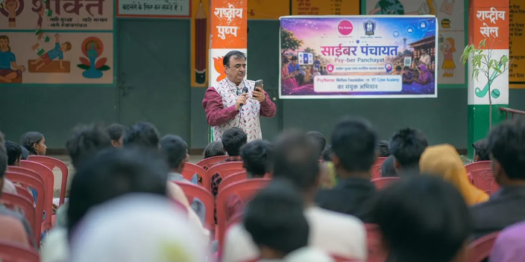 SAROJINI NAGAR के गांवों में साइबर सुरक्षा और MENTAL HEALTH पर जोर