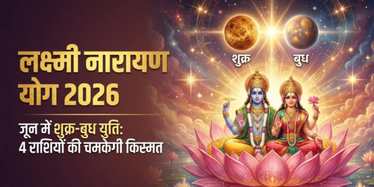 वर्ष 2026 के महा-संयोग: वैदिक ज्योतिष के दुर्लभ ‘लक्ष्मी नारायण योग’ और 16 जून को बनने जा रहे अत्यंत शुभ ‘त्रिपुष्कर योग’ से मेष, मिथुन, कन्या, तुला समेत इन सभी भाग्यशाली राशियों के जीवन में होगी धन-धान्य की वर्षा, करियर में मिलेगी अपार सफलता और खुलेंगे तरक्की के नए द्वार; जानिए सम्पूर्ण प्रभाव और अचूक उपाय
