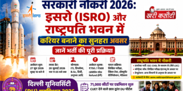 सरकारी नौकरी 2026: इसरो (ISRO) और राष्ट्रपति भवन में करियर बनाने का सुनहरा अवसर, जानें भर्ती की पूरी प्रक्रिया