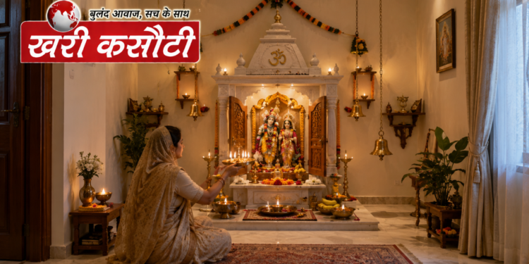 वास्तु शास्त्र के अनुसार घर का मंदिर: जानें पूजा घर की सही दिशा और नियम