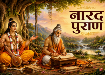 अठारह महापुराणों में अत्यंत विशिष्ट, महर्षि वेदव्यास द्वारा लिपिबद्ध और स्वयं देवर्षि नारद के मुख से उच्चरित ‘नारद पुराण’ या ‘नारदीय पुराण’ का संपूर्ण ज्ञान: जानिए 22,000 श्लोकों में समाहित भगवान विष्णु की भक्ति, वेद के छह अंगों (शिक्षा, कल्प, व्याकरण, निरुक्त, ज्योतिष और छंद) का विस्तृत विश्लेषण, सटीक गणितीय गणनाओं, फलित ज्योतिष और सुख-समृद्धि देने वाले वास्तु शास्त्र के अचूक एवं चमत्कारी नियम
