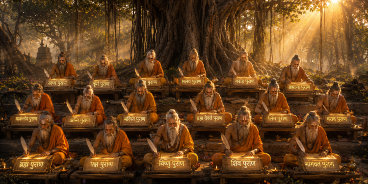 हिन्दू धर्म के प्राचीनतम एवं महत्त्वपूर्ण आख्यान ग्रन्थ: पुराणों का विस्तृत परिचय