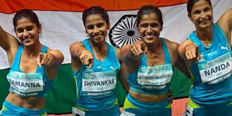 Asian Relay Championship 2026 में भारतीय महिला टीम का ऐतिहासिक प्रदर्शन