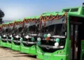 110 Electric buses Flag off by CM | मुख्यमंत्री ने 110 इलेक्ट्रिक बसों को हरी झंडी दिखाकर रवाना किया
