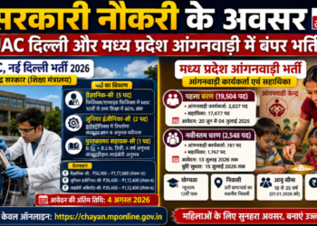 सरकारी नौकरी के अवसर: IUAC दिल्ली और मध्य प्रदेश आंगनवाड़ी में बंपर भर्तियां