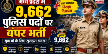 मध्य प्रदेश में 9,662 पुलिस पदों पर बंपर भर्ती: युवाओं के लिए सुनहरा अवसर