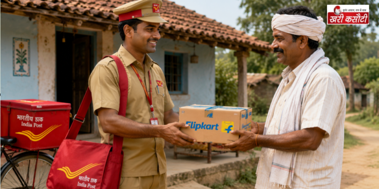 India के ई-कॉमर्स सेक्टर को मजबूत करने के लिए Delhi में Flipkart और India Post का नया समझौता