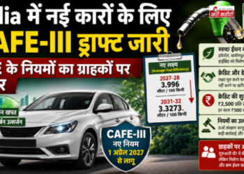 India में नई कारों के लिए CAFE-III ड्राफ्ट जारी, BEE के नियमों का ग्राहकों पर असर