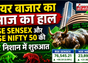 शेयर बाजार का आज का हाल: BSE Sensex और NSE Nifty 50 की हरे निशान में शुरुआत