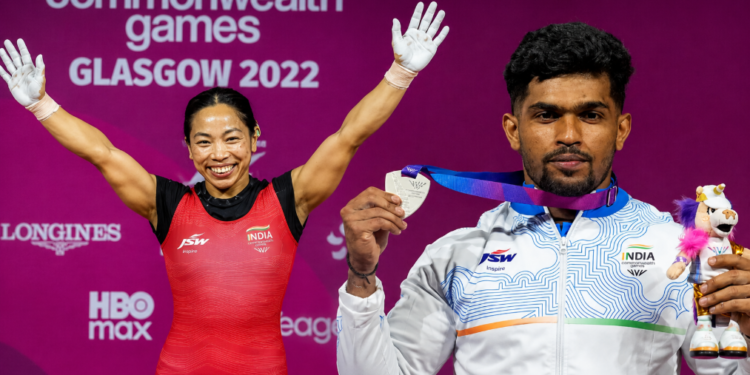 India की Mirabai Chanu और Raja Muthupandi ने Commonwealth Games 2026 में रचे नए कीर्तिमान