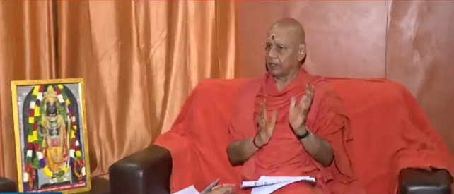 Ram Mandir के कोषाध्यक्ष Govind Dev Giri का ABP News संवाददाता Vishal Pandey पर फूटा गुस्सा