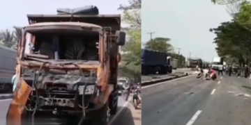 Kiajaran Kulon हाईवे पर शादी के मेहमानों से भरी गाड़ी दुर्घटनाग्रस्त, Java में मचा कोहराम