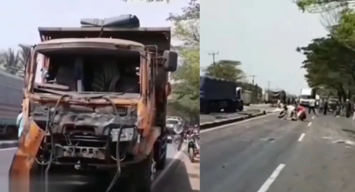 Kiajaran Kulon हाईवे पर शादी के मेहमानों से भरी गाड़ी दुर्घटनाग्रस्त, Java में मचा कोहराम
